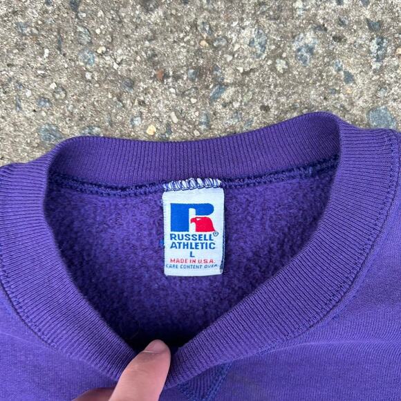 Vintage ECU Russell East Carolina Pirates sweatshirt crewneck size large - Picture 3 of 6